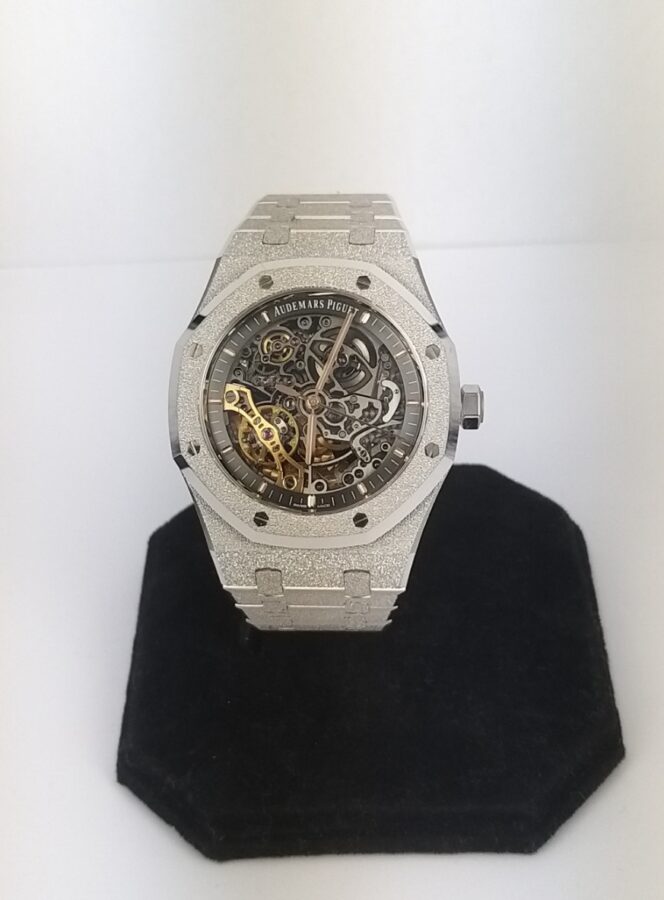 AUDEMARS PIGUET Royal Oak Double Balance Wheel Frosted WHITE GOLD