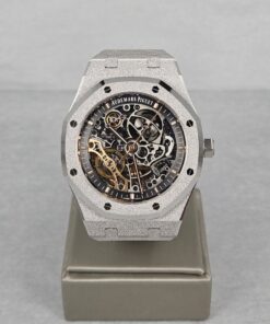 AUDEMARS PIGUET Royal Oak Double Balance Wheel Frosted WHITE GOLD 15407BC