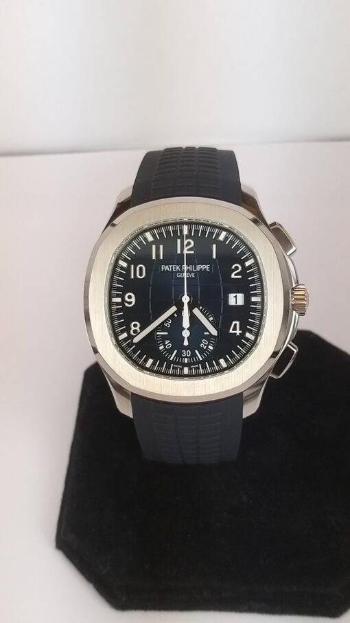 PATEK PHILIPPE AQUANAUT BLUE DIAL WHITE GOLD 5968G NEW