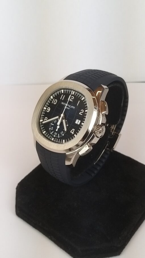 PATEK PHILIPPE AQUANAUT BLUE DIAL WHITE GOLD 5968G NEW - Image 3