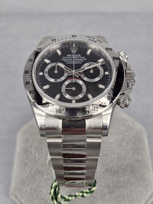 ROLEX Daytona BLACK DIAL FULL STICKERS EU PAPERS, 2018 - Image 6