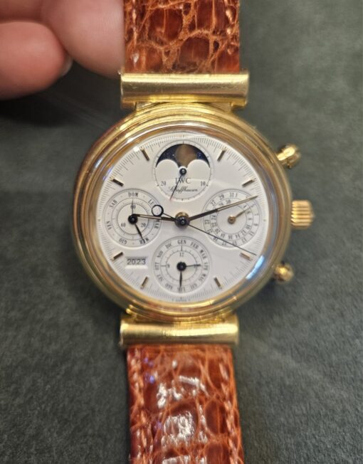 IWC Da Vinci Perpetual Calendar 3750 con Certificato di revisione - Image 3