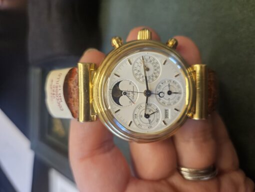IWC Da Vinci Perpetual Calendar 3750 con Certificato di revisione - Image 9