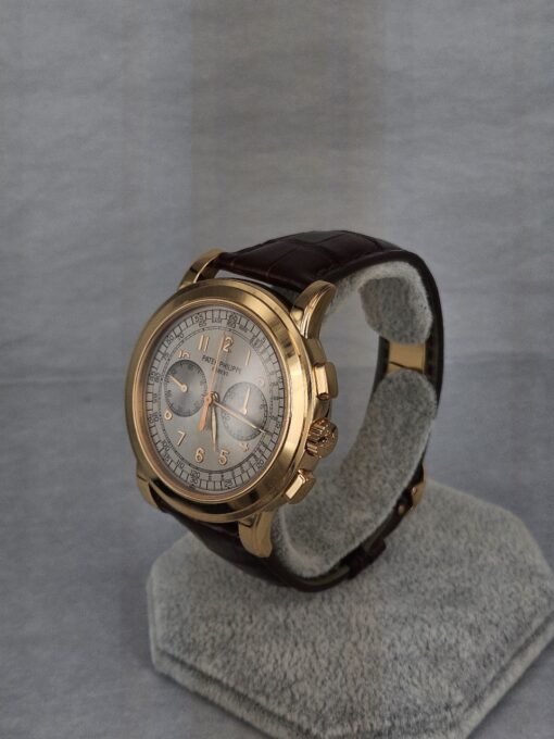 PATEK PHILIPPE CHRONOGRAPH ROSE GOLD SILVER DIAL 5070R - immagine 4