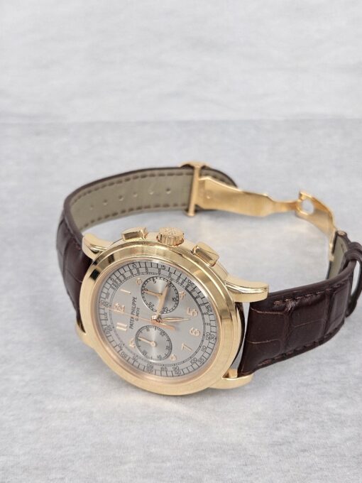 PATEK PHILIPPE CHRONOGRAPH ROSE GOLD SILVER DIAL 5070R - immagine 7