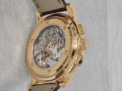 PATEK PHILIPPE CHRONOGRAPH ROSE GOLD SILVER DIAL 5070R - immagine 10