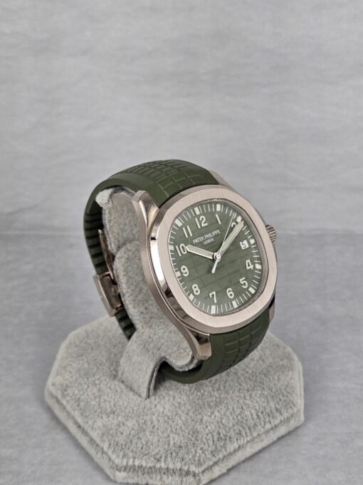 PATEK PHILIPPE AQUANAUT KAKI WHITE GOLD 5168G-010 - immagine 2