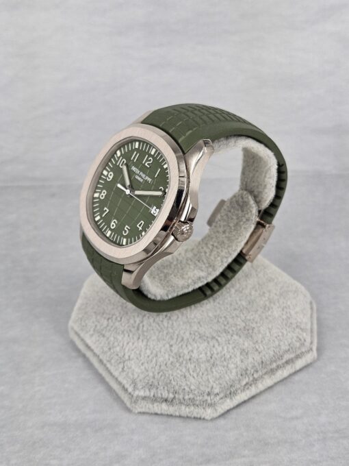 PATEK PHILIPPE AQUANAUT KAKI WHITE GOLD 5168G-010 - immagine 3