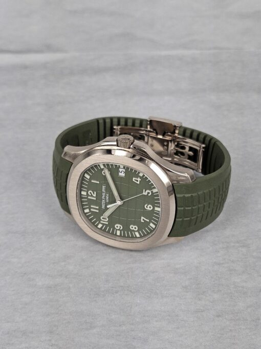 PATEK PHILIPPE AQUANAUT KAKI WHITE GOLD 5168G-010 - immagine 4