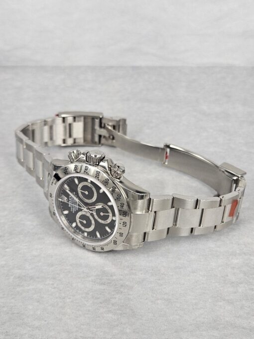 Rolex Daytona BLACK DIAL NOS FULL STICKERS 116520 - immagine 7