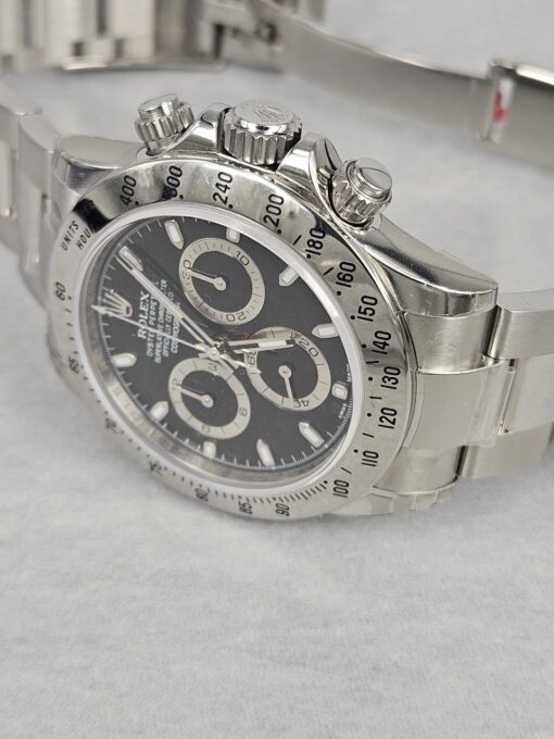 Rolex Daytona BLACK DIAL NOS FULL STICKERS 116520 - immagine 8