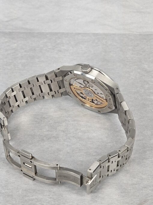 AUDEMARS PIGUET ROYAL OAK, STAINLESS STEEL, BLACK DIAL 15500ST - Image 4