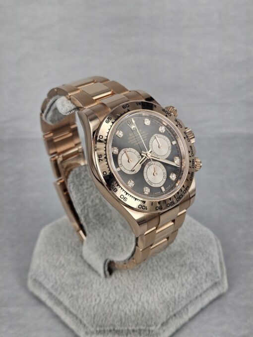 ROLEX DAYTONA ROSE GOLD BLACK DIAMOND DIAL 126505 - Image 2
