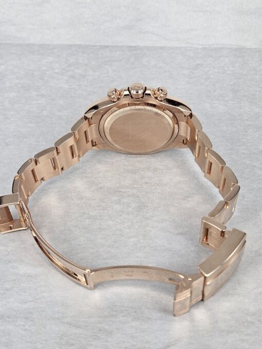 ROLEX DAYTONA ROSE GOLD BLACK DIAMOND DIAL 126505 - Image 6