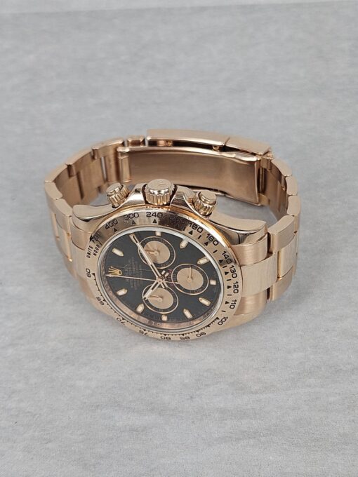 ROLEX Daytona ROSE GOLD BLACK DIAL 116505 - Image 4