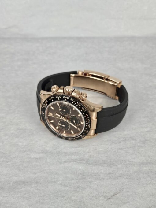 Rolex Daytona ROSE GOLD CHOCO DIAL OYSTERFLEX 116515LN - Image 4