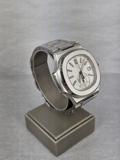 PATEK PHILIPPE NAUTILUS WHITE DIAL STAINLESS STEEL, 5980/1A-019 - immagine 3