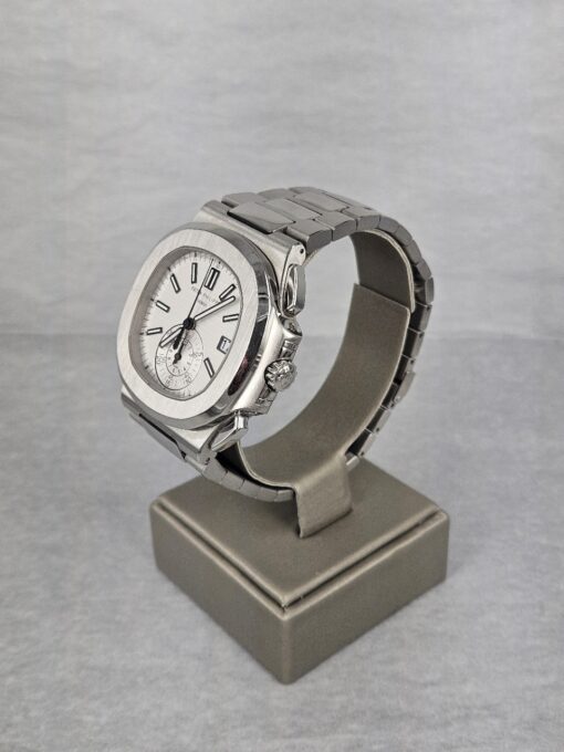 PATEK PHILIPPE NAUTILUS WHITE DIAL STAINLESS STEEL, 5980/1A-019 - immagine 4