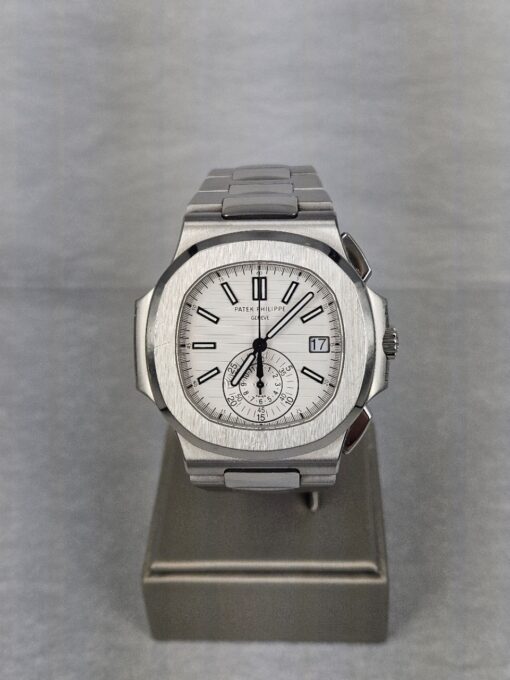 PATEK PHILIPPE NAUTILUS WHITE DIAL STAINLESS STEEL, 5980/1A-019 - immagine 5