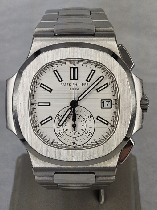 PATEK PHILIPPE NAUTILUS WHITE DIAL STAINLESS STEEL, 5980/1A-019 - immagine 6
