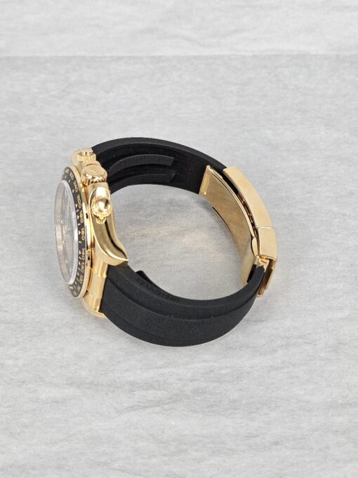 ROLEX DAYTONA YELLOW GOLD PAUL NEWMAN OYSTERFLEX 126518LN - Image 8