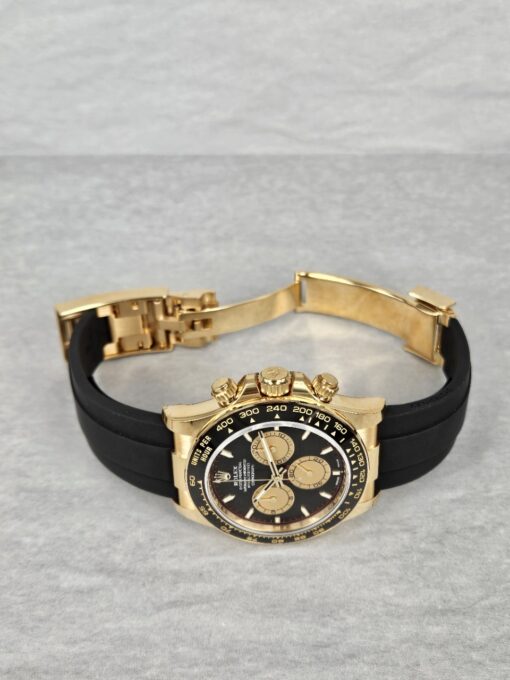 ROLEX DAYTONA YELLOW GOLD PAUL NEWMAN OYSTERFLEX 126518LN - Image 12