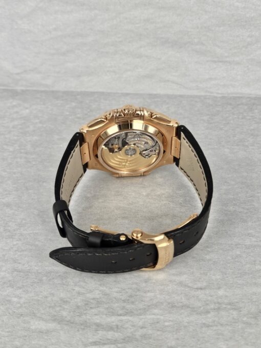 PATEK PHILIPPE NAUTILUS ROSE GOLD LETHER STRAP 5980R-001 - Image 8