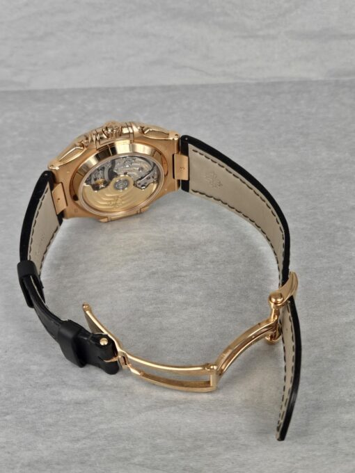 PATEK PHILIPPE NAUTILUS ROSE GOLD LETHER STRAP 5980R-001 - Image 9
