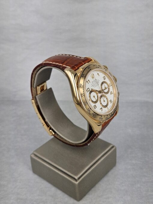 ROLEX DAYTONA YELLOW GOLD LETHER STRAP 16518 - Image 2