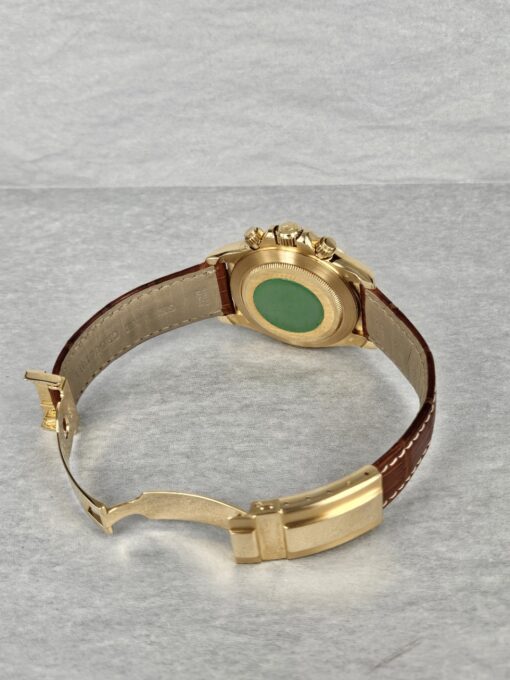 ROLEX DAYTONA YELLOW GOLD LETHER STRAP 16518 - Image 7