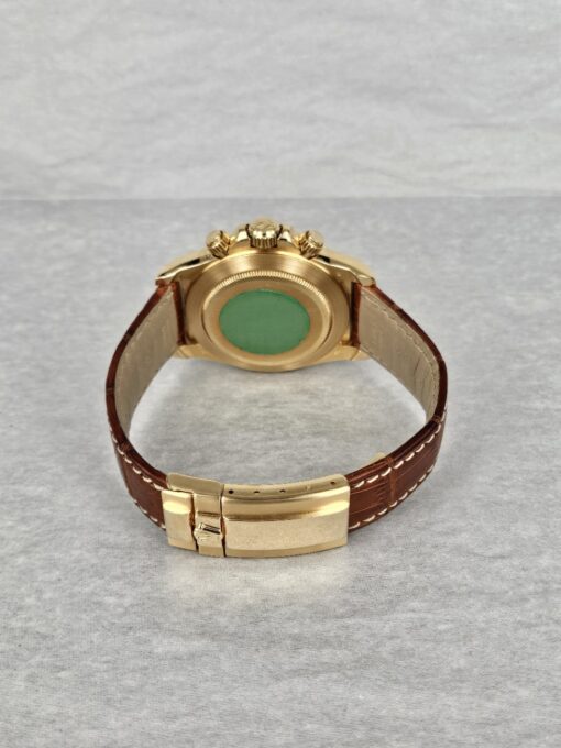 ROLEX DAYTONA YELLOW GOLD LETHER STRAP 16518 - Image 8
