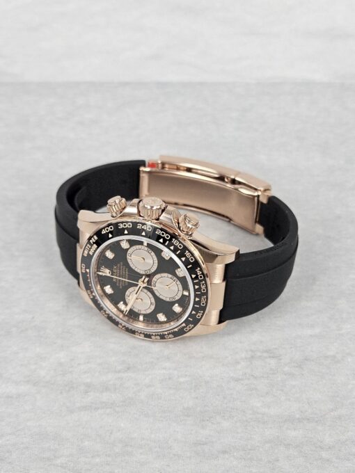 ROLEX DAYTONA BLACK DIAMOND DIAL OYSTERFLEX 126515LN - Image 5