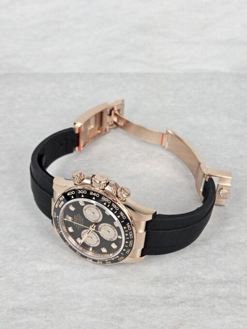 ROLEX DAYTONA BLACK DIAMOND DIAL OYSTERFLEX 126515LN - Image 8
