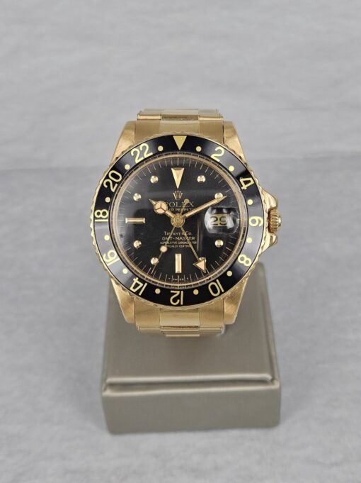 Rolex GMT MASTER TIFFANY YELLOW GOLD 1675