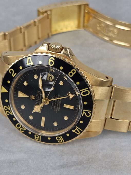 Rolex GMT MASTER TIFFANY YELLOW GOLD 1675 - Image 9