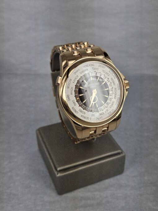 PATEK PHILIPPE WORLD TIME ROSE GOLD 5130/1R-011 - Image 4