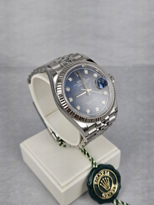 ROLEX DATEJUST 36 MM BLUE DIAMOND DIAL 126234 - Image 3