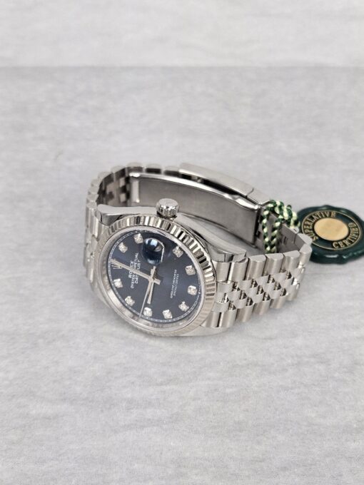 ROLEX DATEJUST 36 MM BLUE DIAMOND DIAL 126234 - Image 5