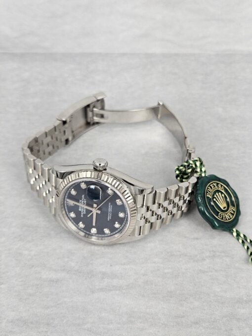 ROLEX DATEJUST 36 MM BLUE DIAMOND DIAL 126234 - Image 7