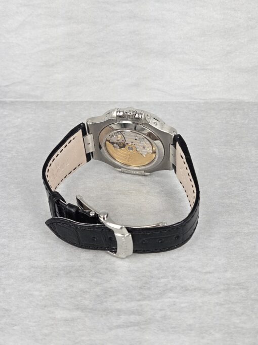 PATEK PHILIPPE NAUTILUS STAINLESS STEEL ON LEATHER STRAP 5726A-001 - Image 4