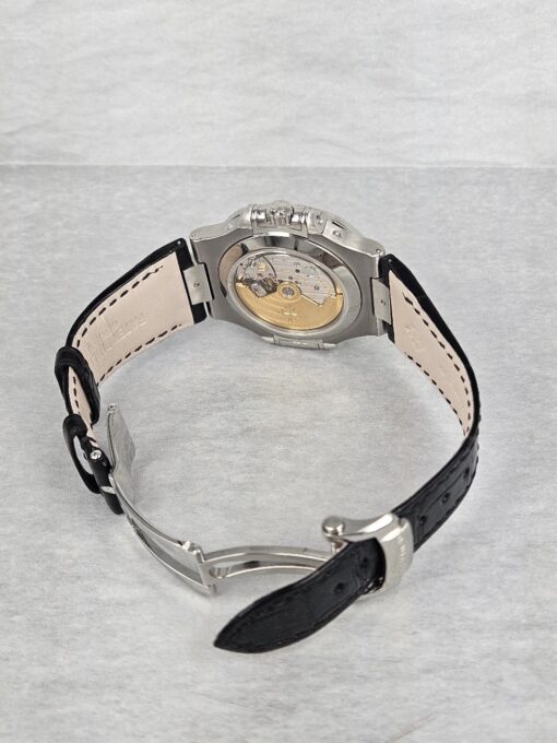 PATEK PHILIPPE NAUTILUS STAINLESS STEEL ON LEATHER STRAP 5726A-001 - Image 7