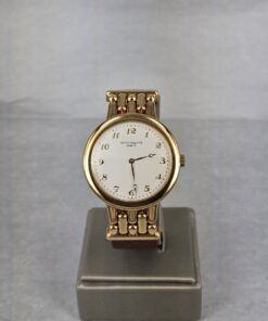 PATEK PHILIPPE CALATRAVA 3915 YELLOW GOLD ON LEATHER STRAP