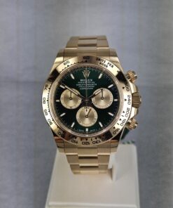 ROLEX DAYTONA YELLOW GOLD GREEN DIAL 126508