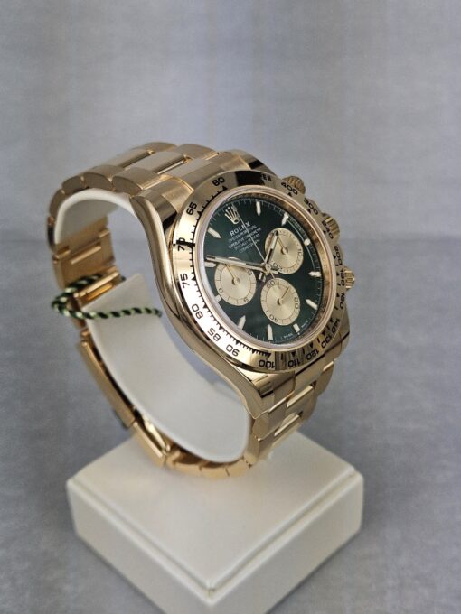 ROLEX DAYTONA YELLOW GOLD GREEN DIAL 126508 - immagine 2