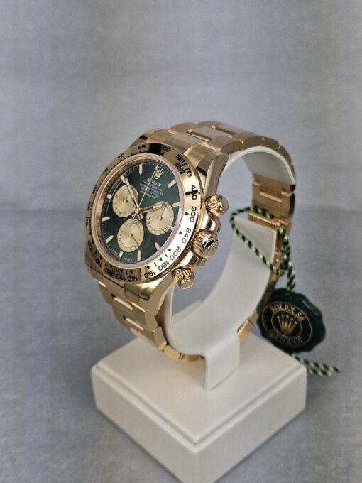 ROLEX DAYTONA YELLOW GOLD GREEN DIAL 126508 - immagine 3