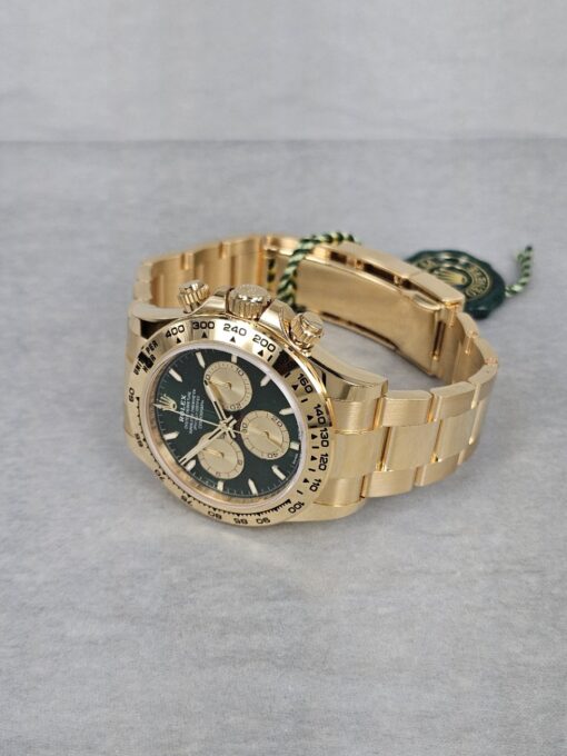 ROLEX DAYTONA YELLOW GOLD GREEN DIAL 126508 - immagine 4