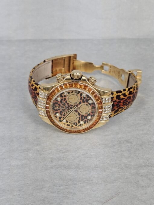 Rolex Daytona LEOPARD DIAMOND DIAL 116598SACO - Image 9