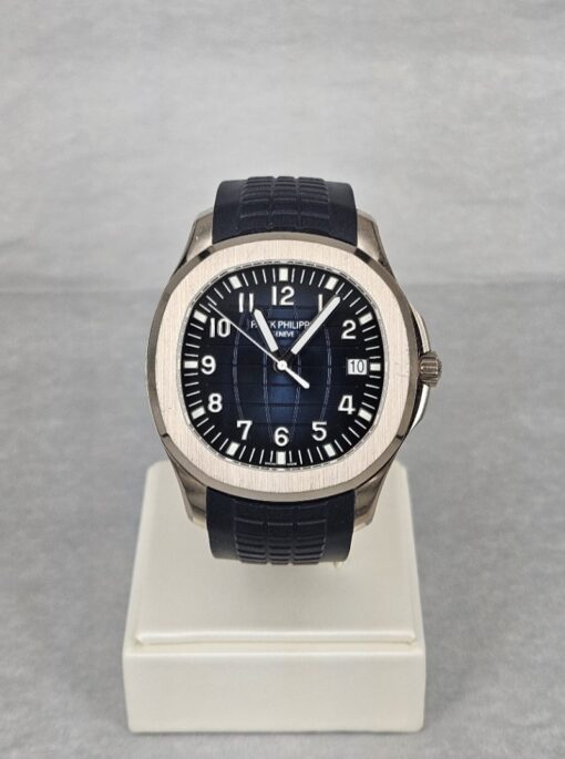 PATEK PHILIPPE AQUANAUT REF. 5168G-001 BLU DIAL WHITE GOLD