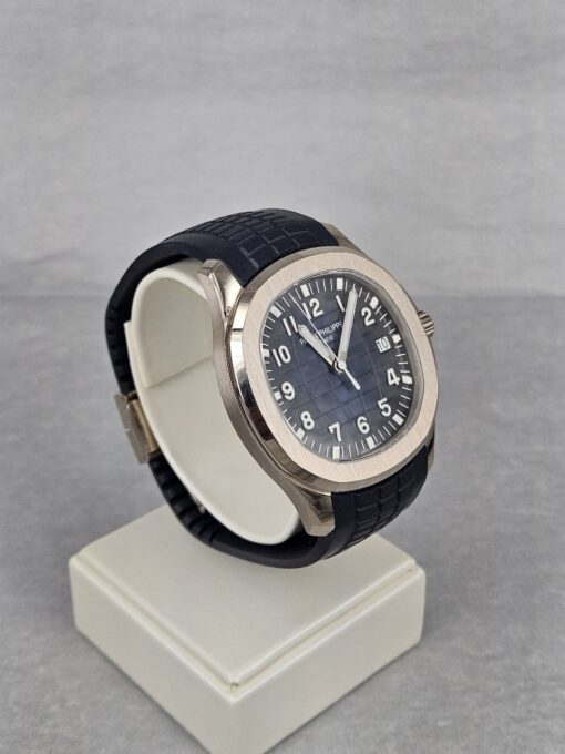 PATEK PHILIPPE AQUANAUT REF. 5168G-001 BLU DIAL WHITE GOLD - immagine 2