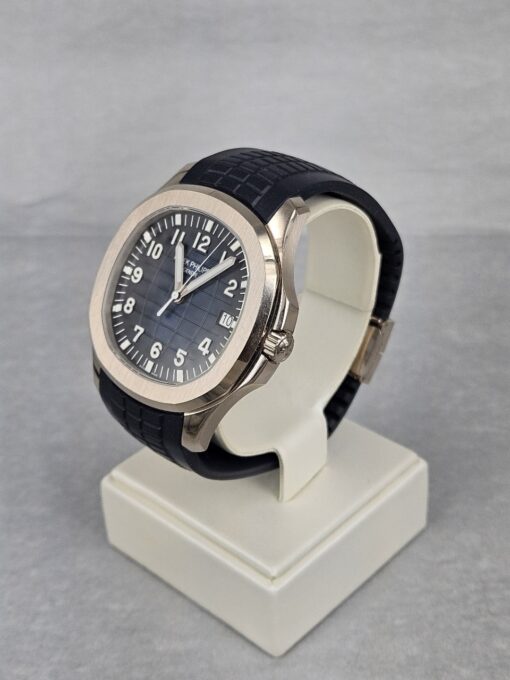PATEK PHILIPPE AQUANAUT REF. 5168G-001 BLU DIAL WHITE GOLD - immagine 4
